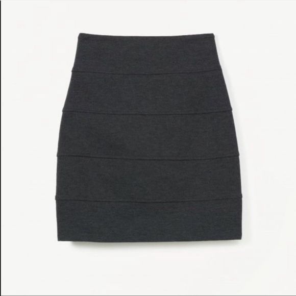 Aritzia Talula Gina Mini Skirt  Dark Gray - Picture 3 of 14